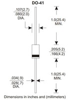 LCE Diode De Redressement À Usage Général 1N4001 1N4002 1N4003 1N4004 1N4005 1N4006 1N4007