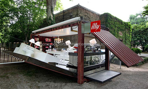 Unique design design market rental industry style personalized 20ft container modular building's restaurant - Product Image 3