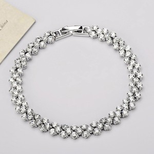 Teemi Classic Roma 3Row AAA Cubic Zirconia Jewelry Mujeres nupcial pulsera de moda - Product Image 2