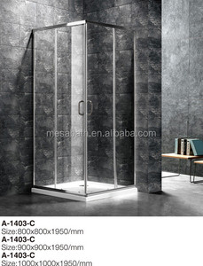 Piedra Artificial bandeja 3 panel pivote <span class=keywords><strong>ducha</strong></span> corredera puerta de cristal con <span class=keywords><strong>accesorios</strong></span> - Product Image 5