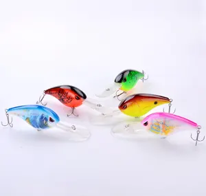 Nhật bản Molds 43 gam 15 cm Crankbait VMC Hooks Bề Mặt Cứng Bass Fishing Lure