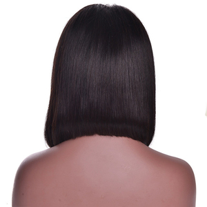 Venta caliente cutícula alineados Pixie corto virgen 360 peluca humano Real brasileño pelo Bob peluca delantera del cordón 360 - Product Image 5