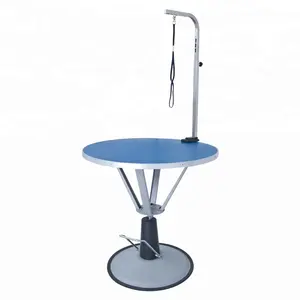LT-1205Vシリーズの油圧ペットグルーミングテーブル (ラウンド) - Product Image 1