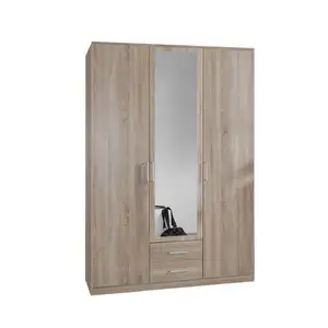 Vestidor de melamina de grano de madera - Compre armario ropero