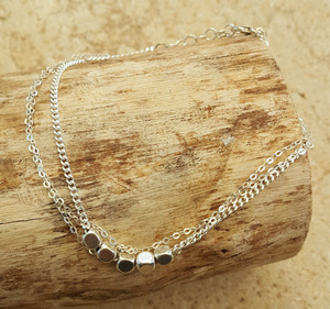 <span class=keywords><strong>Bracelet</strong></span> de cheville Moda Praia couleur or argent sur la jambe Bijoux de pied de plage d'été Tobilleras De Plata Para Mujer - Product Image 2