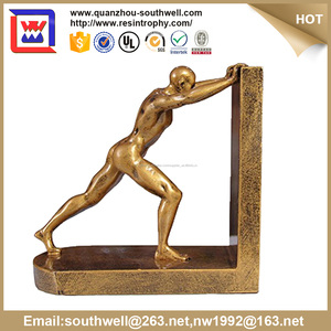 Nouvelle décoration <span class=keywords><strong>de</strong></span> résine Unique fait à la <span class=keywords><strong>main</strong></span> serre - livres et sexy homme statues serre - Product Image 2
