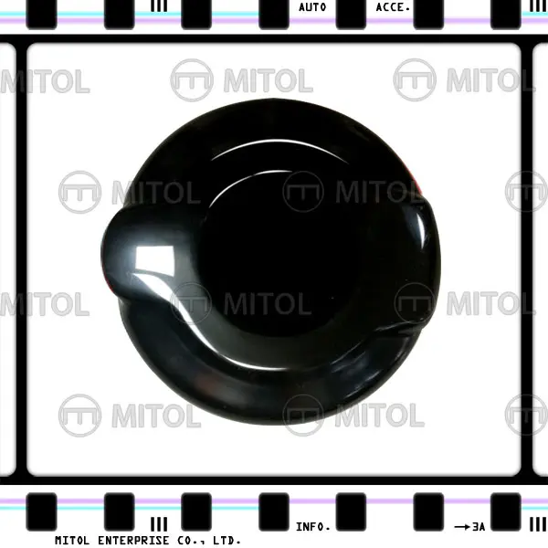 For Mini Cooper F56 Glossy Black Car Fuel Cap Cover Gas Tank Cover