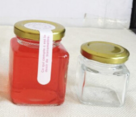 8oz/10oz screw top lid glass honey jar glass jam jar with good seal