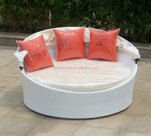 <span class=keywords><strong>Lit</strong></span> de plage en rotin et <span class=keywords><strong>osier</strong></span>, 10 pièces, chaise d'extérieur, de soleil - Product Image 3
