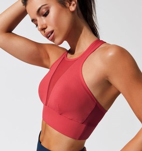 Custom新デザイン<span class=keywords><strong>Wholesale</strong></span> <span class=keywords><strong>Women</strong></span> Workout Sports Yoga Bra - Product Image 1