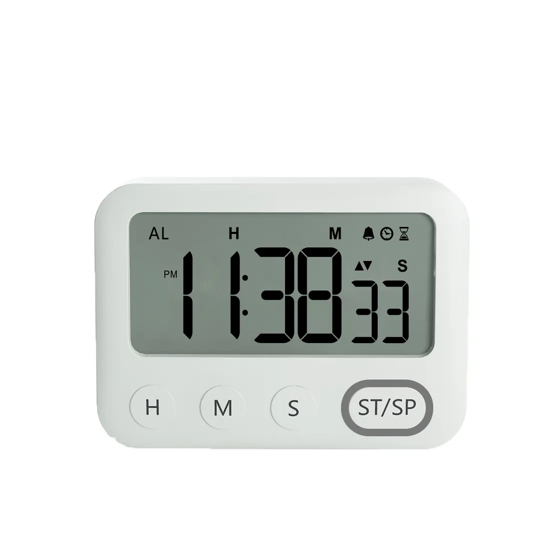 Temporizador de Cuenta regresiva CountUp Digital LCD 12 horas reloj de cocina deporte 99 minutos y 59 segundos 10 Min 10 seg rápido ajuste