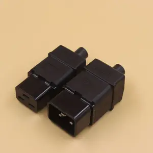 220v male female electrical plug types C19,C20 IEC socket male/female plug and socket