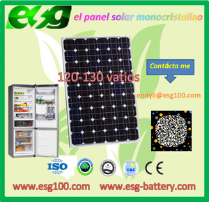 120 W el panel solar Monocristalino de Alta eficiencia, mono panel solar para uso doméstico - Product Image 5