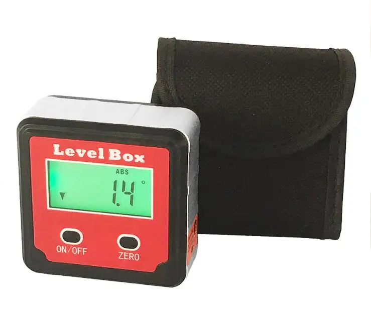Digital Inclinometer Angle Box Level Slope Meter Level Angle Ruler