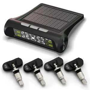 Sistema di Monitoraggio della Pressione degli Pneumatici <span class=keywords><strong>TPMS</strong></span> Intelligente per Abarth 124 Spider (2016-) 5-12V con Quattro Sensori Wireless - Product Image 1