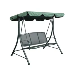 Yinzhou Living Outdoor Patio Stand Alone Chairs For Bedrooms Cheap Winging Lounge Canopy Double Seat Metal Set With Swing Chair