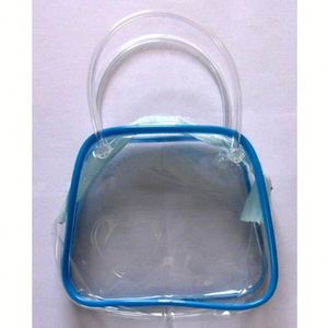 Sacs à main transparents approuvés pour les stades, sacs à main en plastique transparent, sacs à main pour femmes, cosmétiques pour le bain et le corps, trousse de maquillage avec poignée - Product Image 5