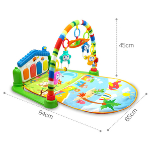 Piano de pedal suave 5 en 1, <span class=keywords><strong>gimnasio</strong></span> de actividad para bebé con luz musical - Product Image 5