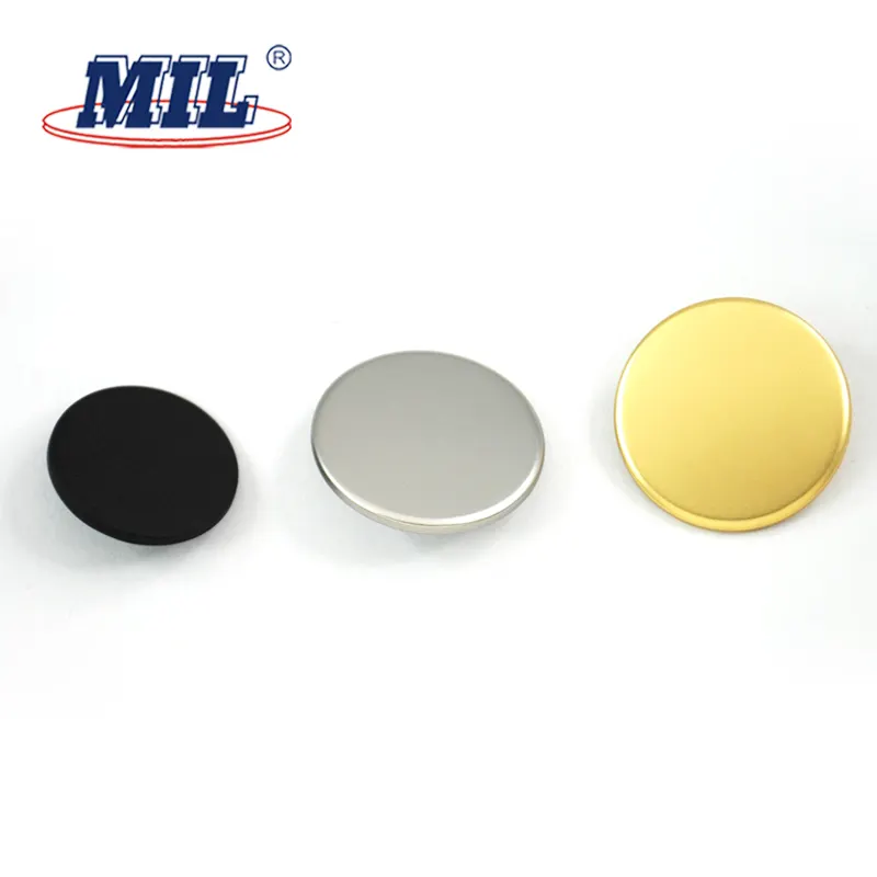 Wholesale High Quality All Size Flat Metal Shank Blazer Button For Coat