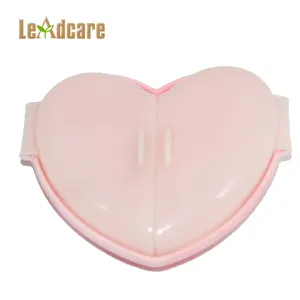 Heart Shaped Cute Portable Silicone Bento Lunch Box