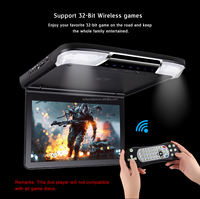 Écran rabattable de voiture tv dvd avec HDM 13.3 pouces super mince USB SD FM IR jeux