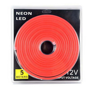 Bande lumineuse LED rgb, SMD 220, 110/2835 V, Flexible, 120 diodes, étanche IP68, ruban de lumière néon - Product Image 1
