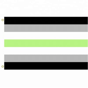 3x5 pies Agender Pride Flag Banner Display Accesorios para Agender People - Product Image 3