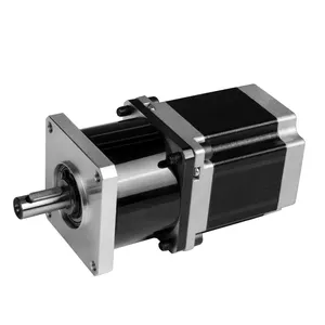 1:4 para 1:200 relação de redução da engrenagem de alto torque redutor nema 23 orientada motor de passo