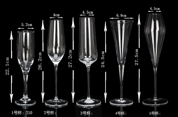 Premium Quality 5oz Champagne Flute Set