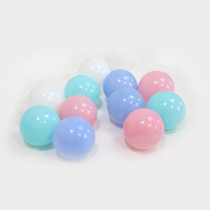 8cm 라이트 핑크 플라스틱 구덩이 공 - Product Image 5
