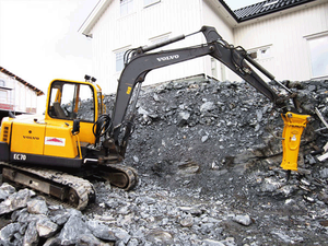 Hydraulische Hamer Met Hydraulische Breker EDT300-450 Hydraulische Hamer Van Het Doostype Voor Graaflaadtype En Zijstuurlader - Product Image 5