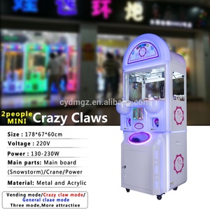 2 Người Chơi <span class=keywords><strong>Mini</strong></span> Crazy Lianhuanpao Catch Boutique Grab Quà Tặng Claw Crane Máy Coin Vận Hành Trò Chơi Máy Để Bán - Product Image 5