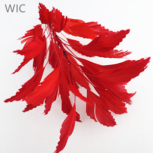 Puro fatto a mano di moda rossa di carnevale piuma d'oca fiore ghirlanda copricapo accessori per capelli all'ingrosso copricapo da ragazza - Product Image 3
