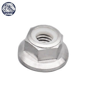 M3 M4 M5 M6 M8 M10 Titanium Hex Nilon Flanged Masukkan Mur Pengunci - Product Image 1