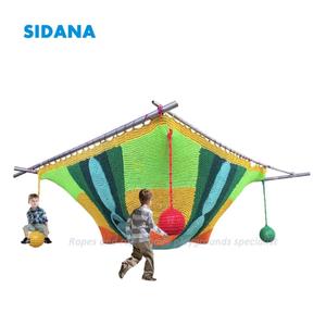 Nuovo Set da Gioco Creativo 2018 con Rete da Arrampicata Arcobaleno per Bambini, per Parchi Divertimento - Product Image 1
