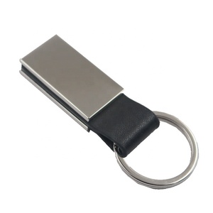 Llavero de Regalo para Hombre de Negocios de Alta Gama con Logotipo Personalizado, Llavero en Blanco de Metal y Cuero - Product Image 6