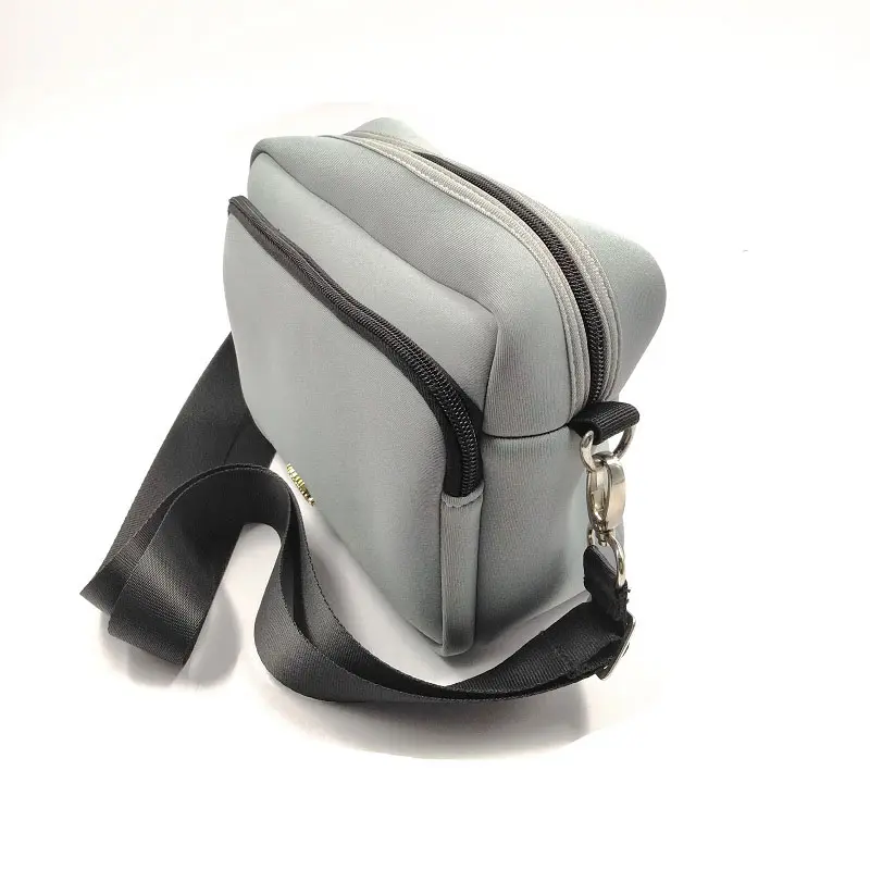 New Design Fashion Neoprene Zipper Shoulder Crossbody Bag Sling Bag Custom Handbag Casual for Men and Women