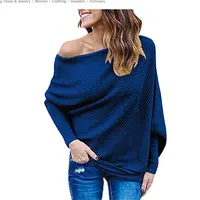 Di vendita caldo di Inverno sexy off spalla delle donne abbigliamento pullover maglione maglia