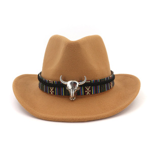 B183 Tauren bombetta cappelli stile bohemien cappello Panama autunno inverno cappello Fedora - Product Image 2