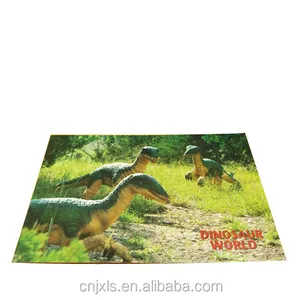 Dinosaur World Picture Postkarte, Papier farbmuster Gedruckte Postkarte für Souvenirs