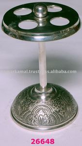 Porte-brosse à dents en laiton argenté moderne personnalisé de vente chaude - Product Image 2