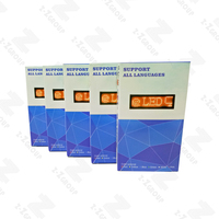 Défilement électronique Rechargeable LED Mini Programmation Nom Badge/Étiquettes multi-couleurs Portable Broche Aimant Plaque Signalétique/Temps Plaque