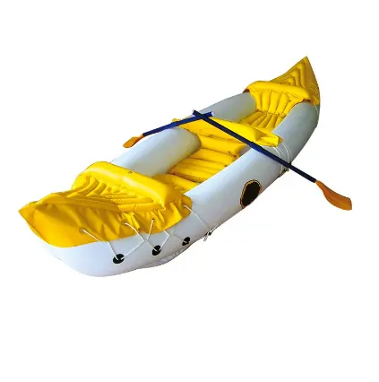 Chine fabrication plastic10ft de pêche gonflable kayak 3 personne pliant 2 places kayak canoë 2020