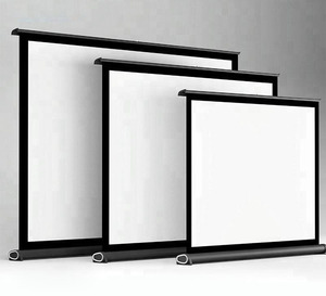 Tương lai 40 inch 16:9 Mini bảng màn hình máy chiếu chất lượng cao xách tay hướng dẫn sử dụng màn hình chiếu cho các cuộc tụ họp nhỏ và các cuộc họp - Product Image 2