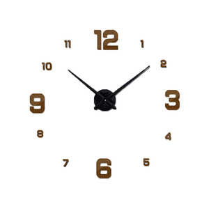 Zogift Newest High Quality Circular <strong>Wall</strong> <strong>Clock</strong> Modern Big Digital 3D DIY Acrylic <strong>Mirror</strong> Quartz Electronic Movement Needle <strong>Clocks</strong> - Product Image 2