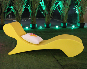 Chaises longues de plage <span class=keywords><strong>en</strong></span> <span class=keywords><strong>plastique</strong></span> confortables et imperméables pour l'extérieur, le jardin, la <span class=keywords><strong>piscine</strong></span>, le soleil et l'eau - Product Image 3