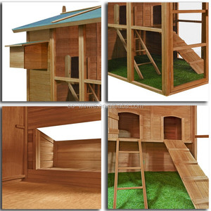 Madera Jaula Capa de Pollo polluelo <span class=keywords><strong>casa</strong></span> gallinero - Product Image 2