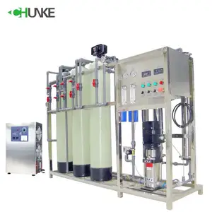 Alta capacidad de tratamiento de agua potable precio de la máquina de purificador de agua del generador de ozono