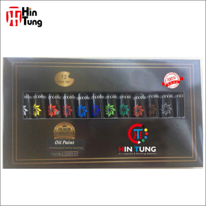 <span class=keywords><strong>Peinture</strong></span> <span class=keywords><strong>à</strong></span> <span class=keywords><strong>l</strong></span>'<span class=keywords><strong>huile</strong></span> professionnelle OEM non toxique de haute qualité 12 pièces 12ml avec 3 pinceaux pour le dessin et la <span class=keywords><strong>peinture</strong></span> - Product Image 2