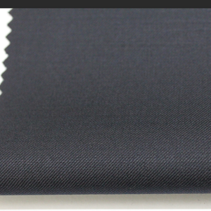 Tissus pour costume en <span class=keywords><strong>laine</strong></span> peignée mérinos, tenue de couleur unie, bleu marine, rapide, en stock régulier, offre spéciale - Product Image 2